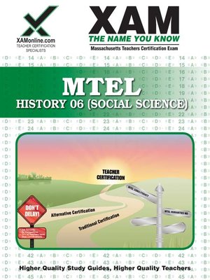 cover image of MTEL History 06 (Social Science)